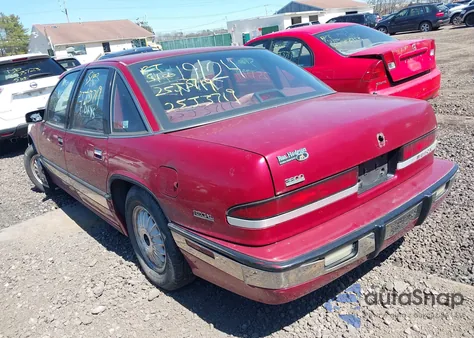 1992 Buick Regal Limited из США, поврежденный, VIN 2G4WD51L6N1491685